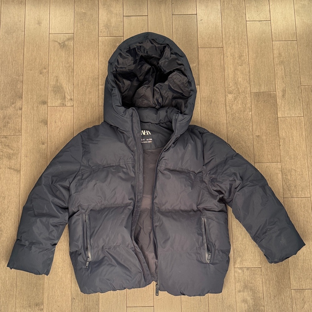 Zara Kids Dark Gray Puffer Jacket